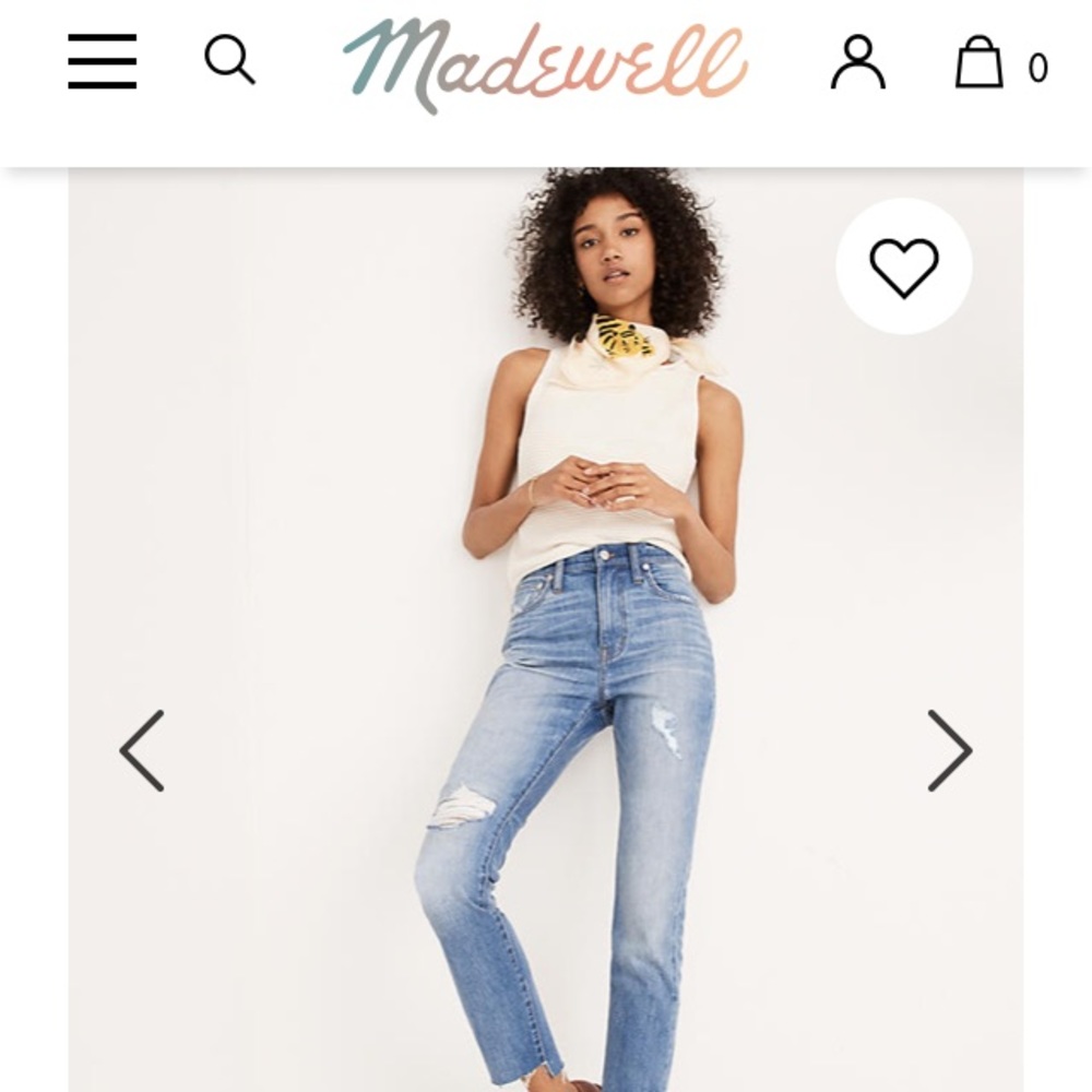 High-Rise Slim Boyjean Lita Wash: Step-Hem Edition